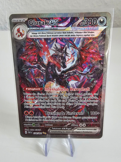 Glurak ex Shiny Special Illustration Rare 234/091 – Paldeas Schicksale – Pokémon Karte Deutsch Mint