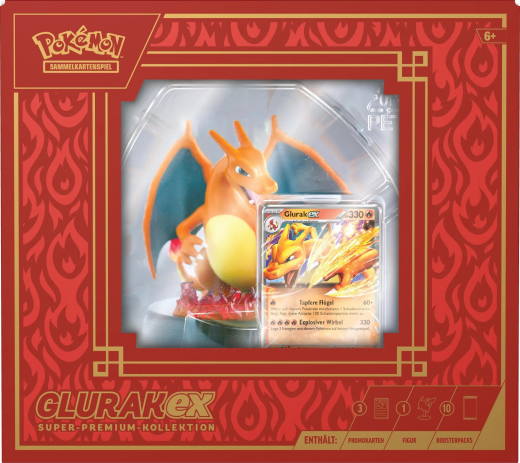 Glurak ex Super-Premium Kollektion – Pokémon TCG Box Deutsch