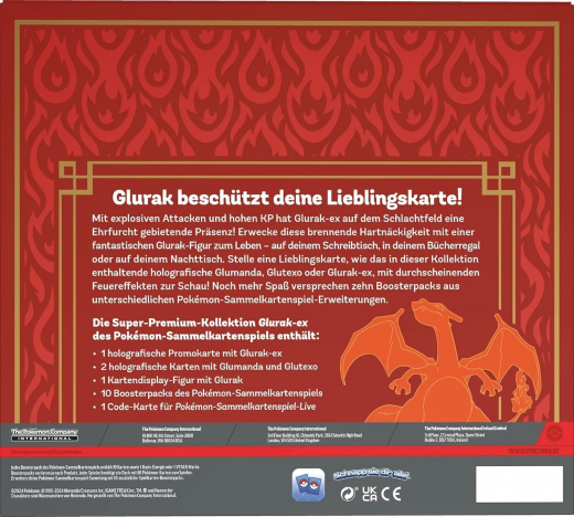 Glurak ex Super-Premium Kollektion – Pokémon TCG Box Deutsch