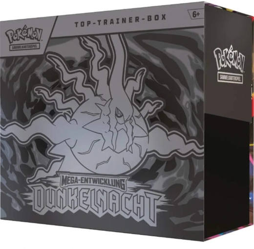 Pokémon Dunkelnacht Top Trainer Box Deutsch – Mega Entwicklung – NEU & OVP