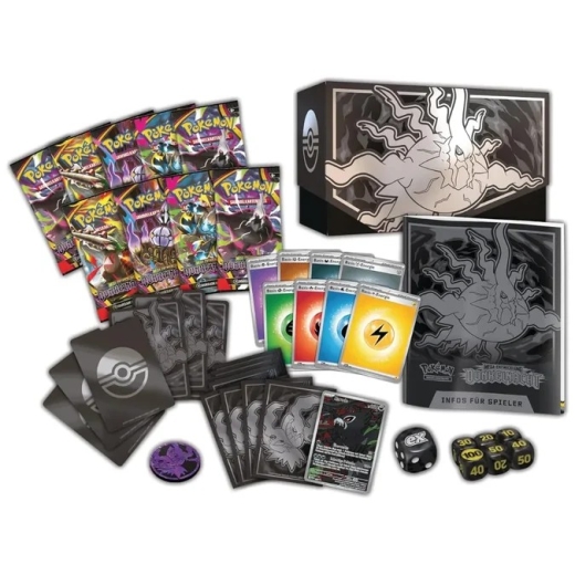 Pokémon Dunkelnacht Top Trainer Box Deutsch – Mega Entwicklung – NEU & OVP
