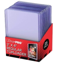 Ultra Pro 3" x 4" Regular Toploader (25 Stück Pack)